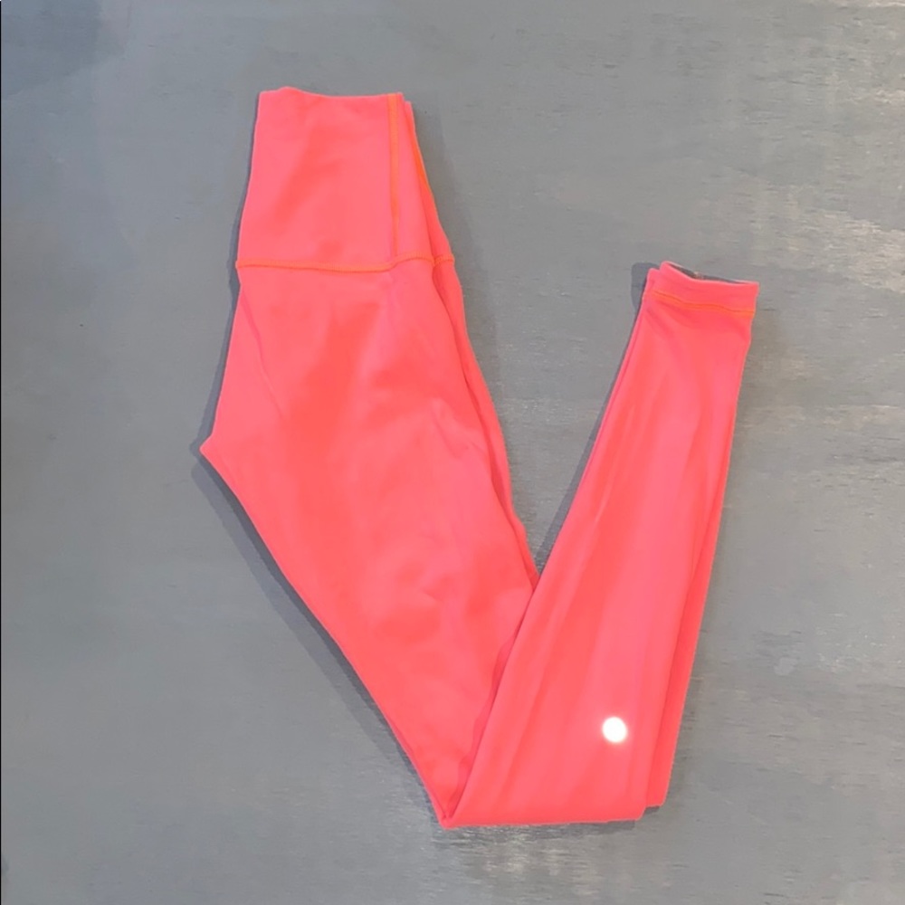 LULULEMON LONG PANT SIZE 2 coral